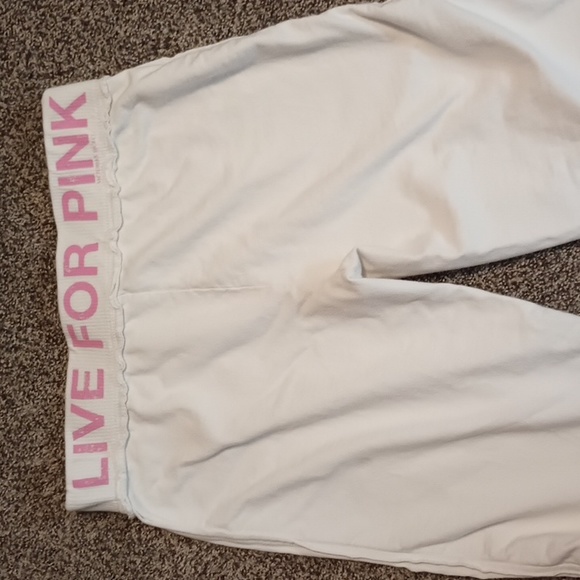 Victoria Secret White Sweatpants sized Small - Picture 4 of 4